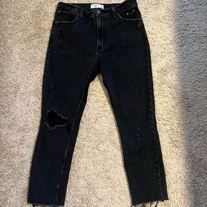 Abercrombie High Rise Skinny Jean Black